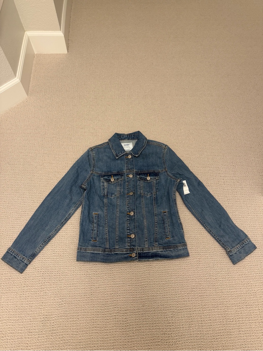 Old Navy Blue Denim Jean Jacket for Women